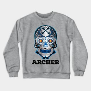 Archery Sugar Skull Crewneck Sweatshirt